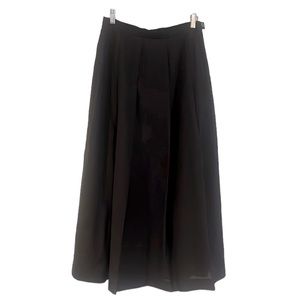 BISTY LIGHTWEIGHT PLEATED A-LINE SKIRT BLACK SIZE SMALL